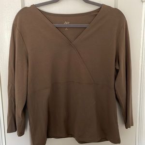Brown J Jill top